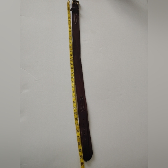 Genuine Leather Belt Classic Cowboy Western Bohemian Southwestern Size S/M - Picture 9 of 12